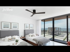 Wiatrak sufitowy z drewnianą łopatą z sterowaniem zdalnym silnikiem prądu stałego