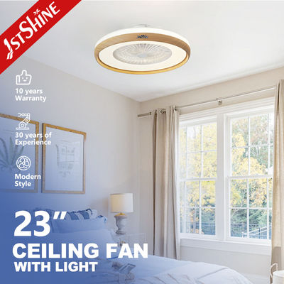 kupować Sufitowy wentylator LED do sypialni z metalowym korpusem, montaż w puszce i materiał korpusu lampy: metal produkcja online