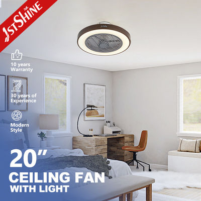 kupować Wentylator sufitowy LED 20 cali, szary, z płaskim designem, ze światłem LED i trybem naturalnego wiatru produkcja online