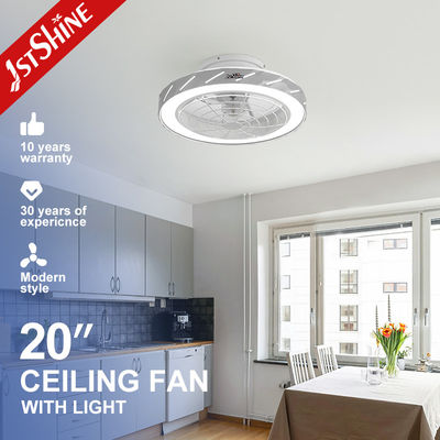 kupować Inteligentny wentylator sufitowy LED z płaskim montażem, sterowany pilotem, z silnikiem DC i łopatkami ABS produkcja online