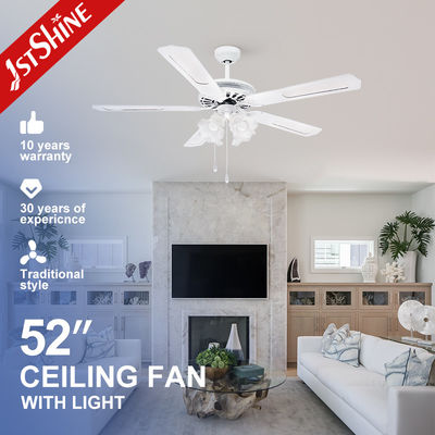 kupować Dodaj stylu do swojej przestrzeni z tym 52-calowym 5 blade AC LED sufitu biały produkcja online