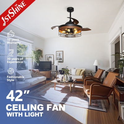 kupować Popularne lampy akrylowe LED oszczędzanie energii niewidzialny wentylator sufitowy 1stshine Metal Element produkcja online