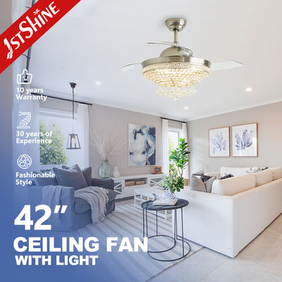 kupować 1stshine Fandelier Dekoracyjny wyciągalny wentylator sufitowy z lampami LED produkcja online