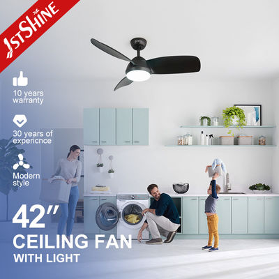 kupować Pure Copper Motor 42-calowy wentylator LED z czarnymi łopatek ABS i metalowym plastikowym nadwoziem produkcja online