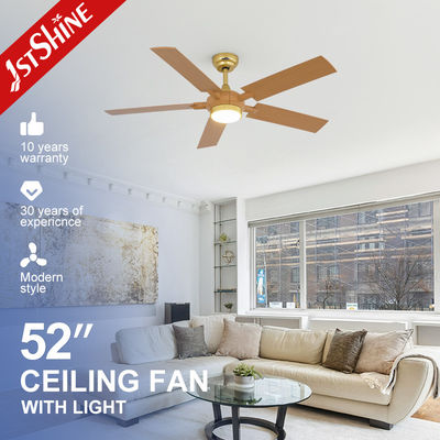 kupować 52-calowe zdalne sterowanie aplikacją Led Sufit Fan Duży przepływ powietrza Abs Blade 18w światło produkcja online