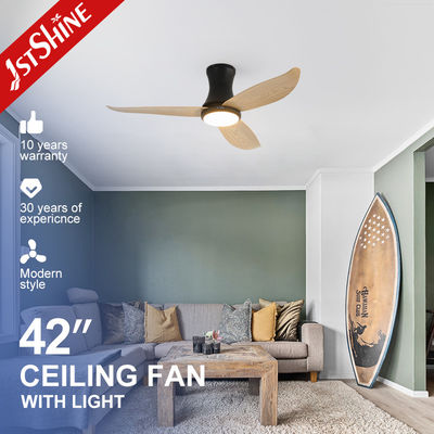kupować ABS Blade Flush Mount Ceiling Fan With Light 6 Speed Remote Control produkcja online