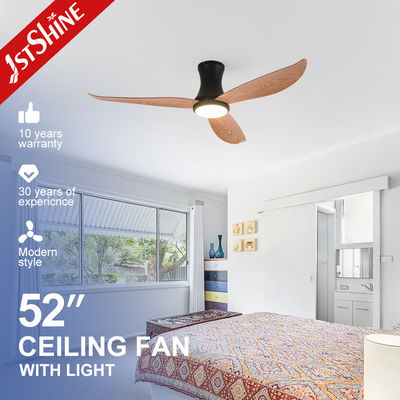 kupować DC Motor LED Ceiling Fan with Remote Control and Low Profile Design 3 ABS Plastic Blades produkcja online
