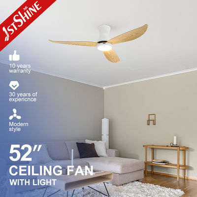 kupować 110-240V/50Hz-60Hz Input Voltage LED Ceiling Fan with Wood Grain Blades and 6 Speeds produkcja online