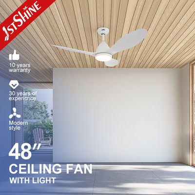 kupować Nowoczesny wentylator sufitowy LED do domowego biura z 3-kolorowym oświetleniem LED i trzema łopatkami ABS produkcja online