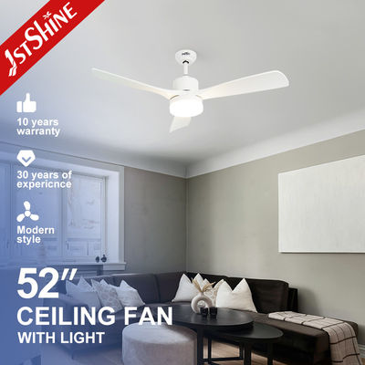 kupować Home Office LED Fan sufitowy z przygaszającym światłem i zdalnym sterowaniem białe łopaty ABS produkcja online