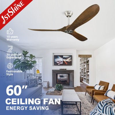 kupować 1stshine 60-calowy metalowy wentylator sufitowy z silnikiem DC 35W i energooszczędnym drewnianym śmigłem produkcja online