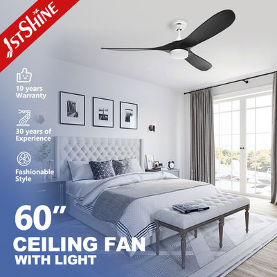 kupować Zgaszający wentylator sufitowy LED z silnikiem Dc LED Light Black Solid Wood Blade produkcja online