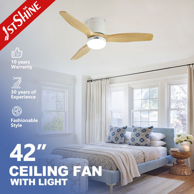 kupować 42-calowy naturalny wentylator LED z drewnianymi łopatkami produkcja online