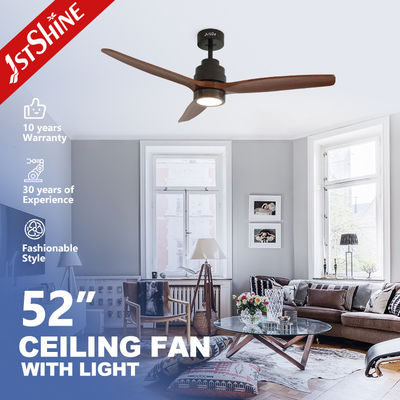kupować Natural Wood Blade AC Inverter Remote LED Ceiling Fan For Home Hotel produkcja online