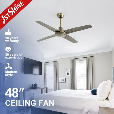 Dobra cena Wysokiej prędkości AC Pure Motor Copper Ceiling Fan z zdalnym sterowaniem i 4 żelaznymi ostrzami w Internecie