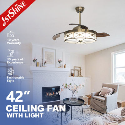 Smart Decorative Invisible Bladeless Neon Chandelier Ceiling Fan for Home Hotel Office