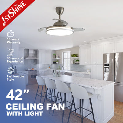 Dobra cena 42-calowy wyciągany światło wentylatora sufitowego silnik prądu stałego 6 prędkości w Internecie