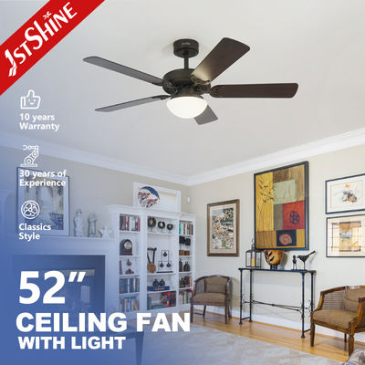 Dobra cena Rustyk Led Ceiling Fan Light 5 MDF Blade Low Noise DC Motor Low Voltage w Internecie