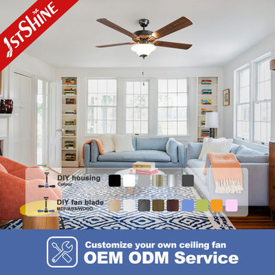 Dobra cena Retro Fan Strop Trending Nowy 5 Ostrza MDF Z Światlami Tradycyjny Łańcuch Pociągu w Internecie