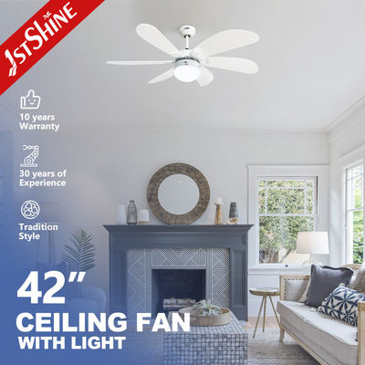 42-calowe odwracalne ostrza MDF Lustrowiec Fan Sufit Fan Light bez wsparcia tłumiącego