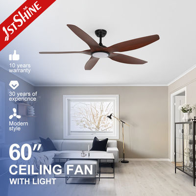 Wnętrze salonu Fancy 52 Inch LED Sufit Fan ABS Blade Body LED Lamp Air Cooler