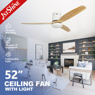 15CM Suspender Natural Wood Blades LED Sufit Fan dla dostosowywalnej efektywności energetycznej