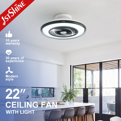 Dobra cena 22 Inch Modern Flush Mount Ceiling Fan with LED Light – Compact, Quiet, and Stylish w Internecie