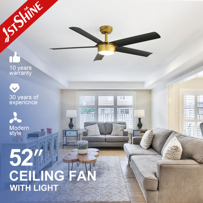 Dobra cena Modern Plastic Ceiling Fan with Integrated LED Light Panel and Matte Black ABS Blades Ideal for Boutique Hotels and Cafes w Internecie