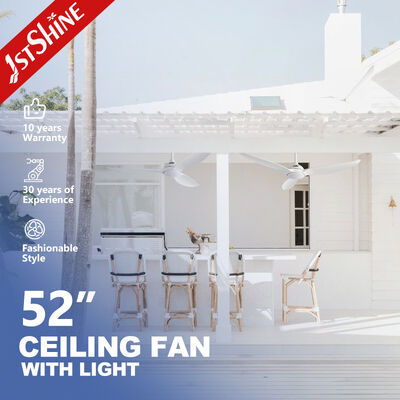 Dobra cena 52-calowy nowoczesny, konfigurowalny wentylator sufitowy Macaron ze światłem i inteligentnym sterowaniem do niskich sufitów w Internecie